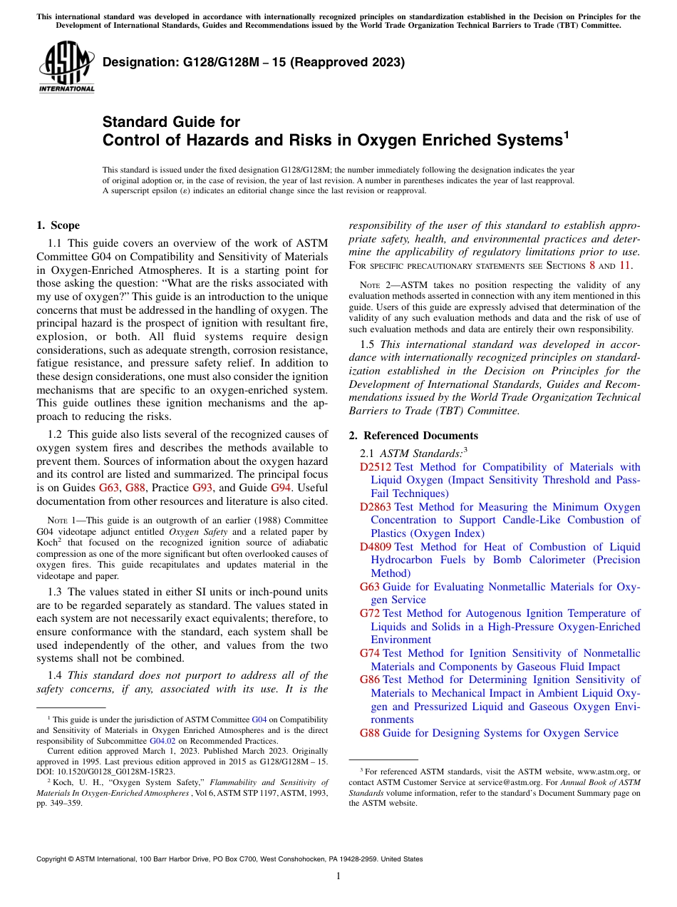 ASTM G128 - G 128M - 15 (2023).pdf_第1页
