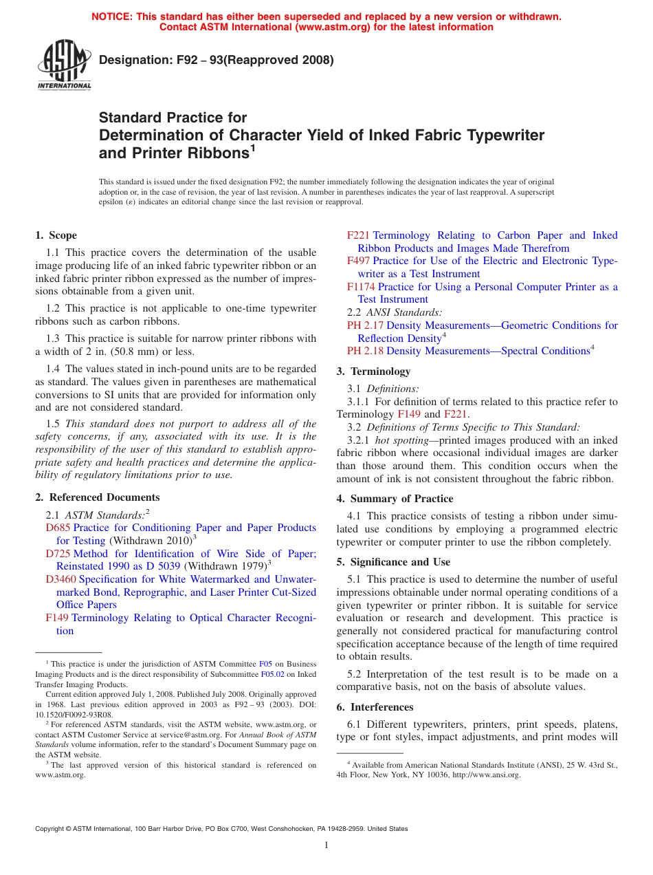 ASTM F92 - 93 (2008).pdf_第1页