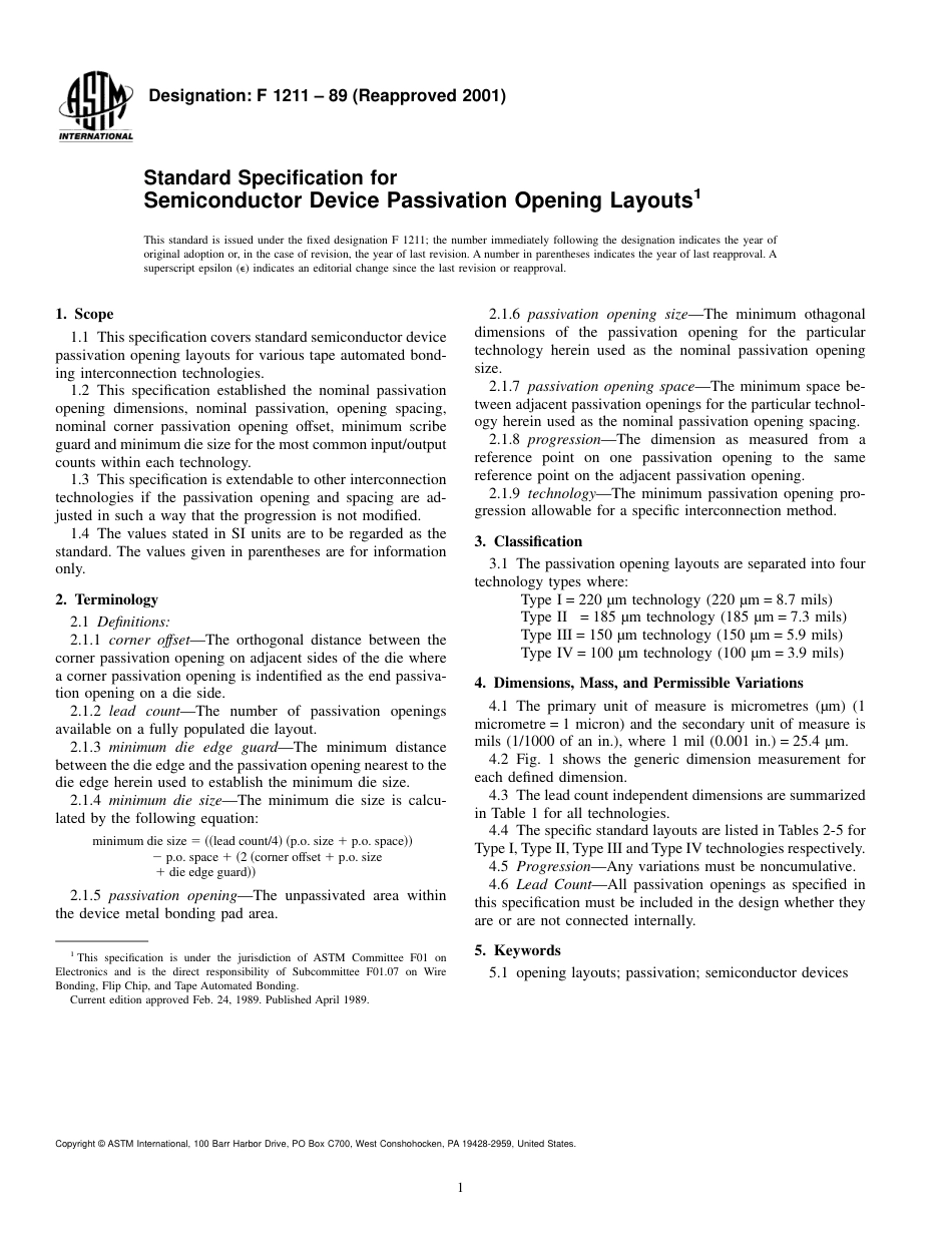 ASTM F1211 - 89 (2001).pdf_第1页