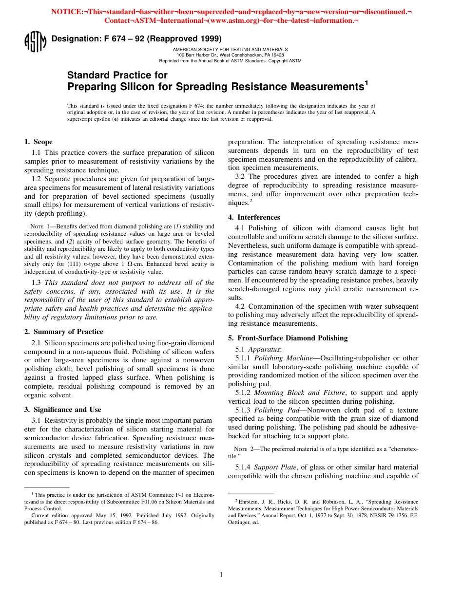 ASTM F674 - 92 (1999).pdf_第1页