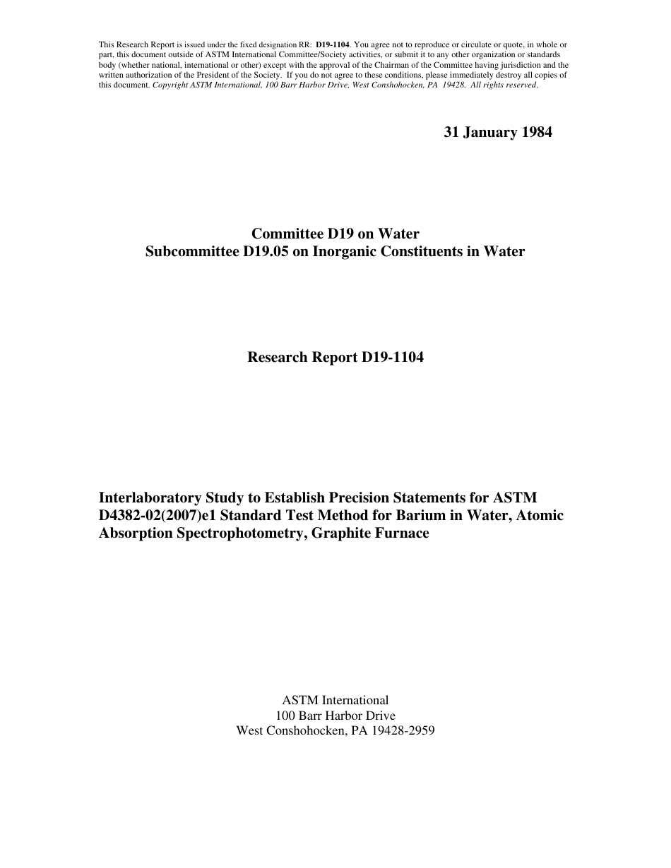 ASTM RR-D19-1104 1984.pdf_第1页