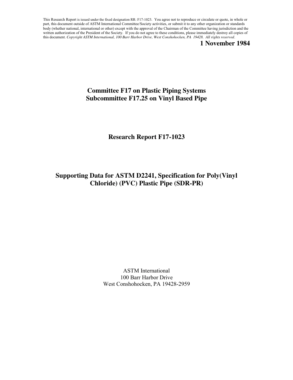ASTM RR-F17-1023 1984.pdf_第1页