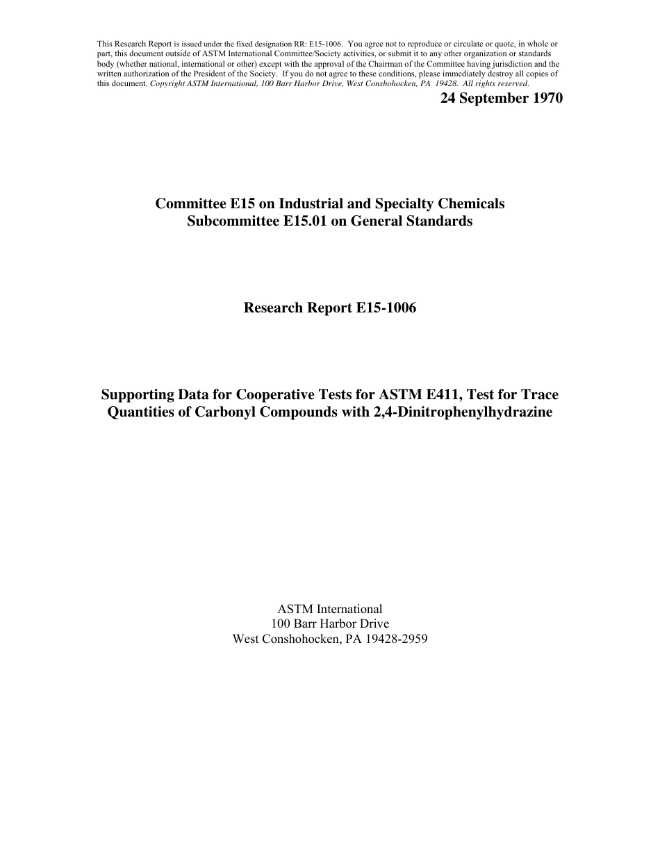 ASTM RR-E15-1006 1970.pdf_第1页