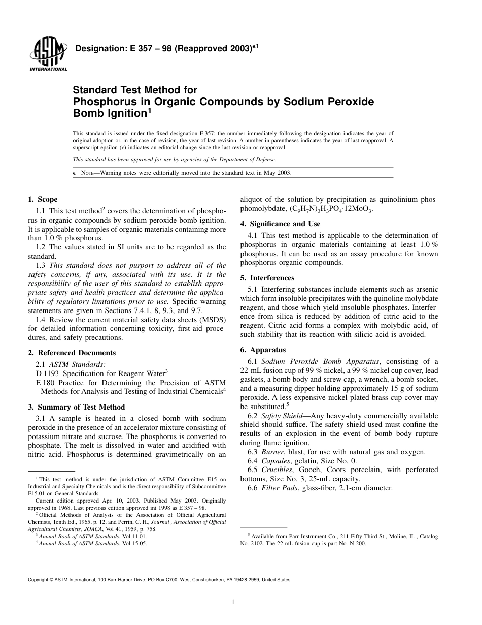 ASTM E357 - 98 (2003)e1.pdf_第1页