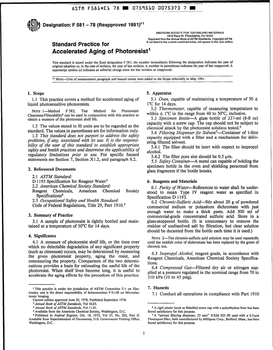 ASTM F581 - 78 (1991)e1 scan.pdf_第1页