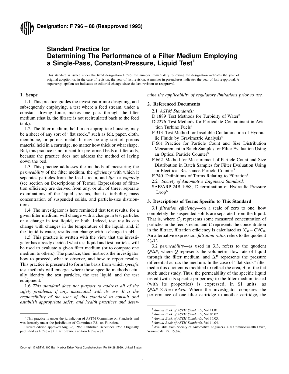 ASTM F796 - 88 (1993).pdf_第1页