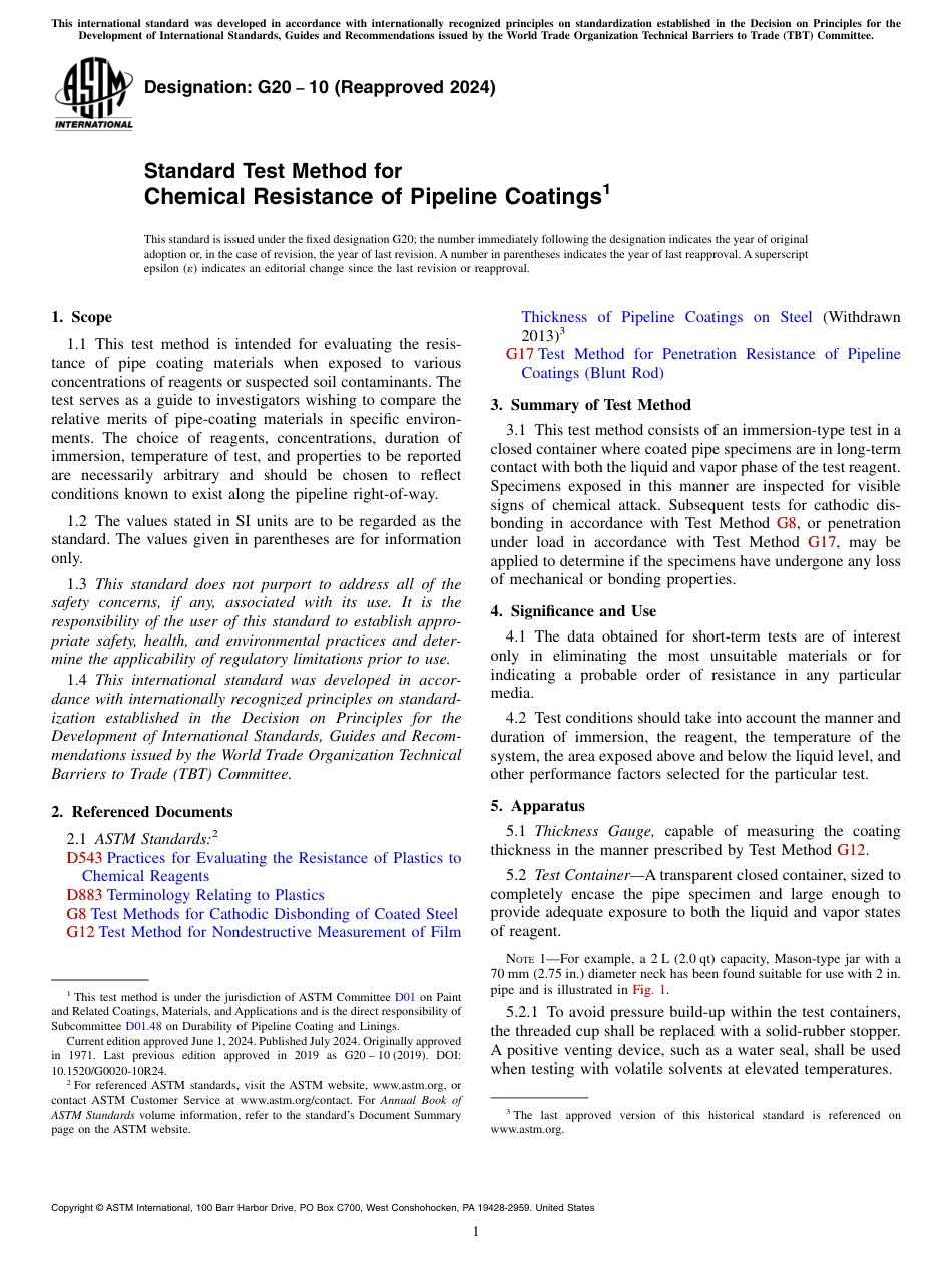 ASTM G20 - 10 (2024).pdf_第1页