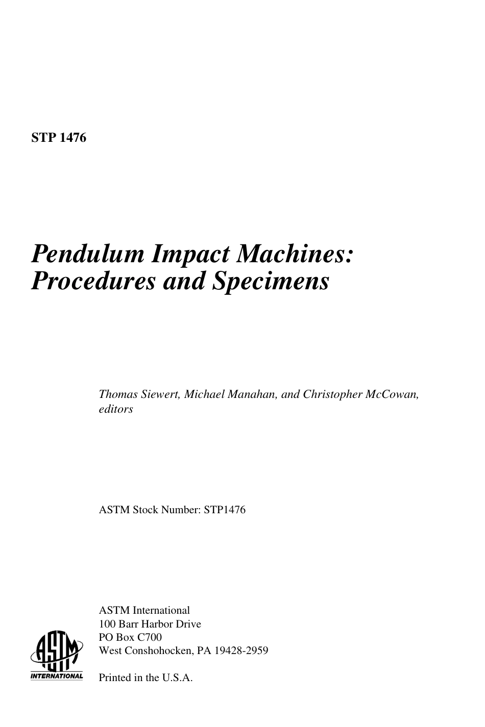 ASTM STP 1476-2006.pdf_第2页