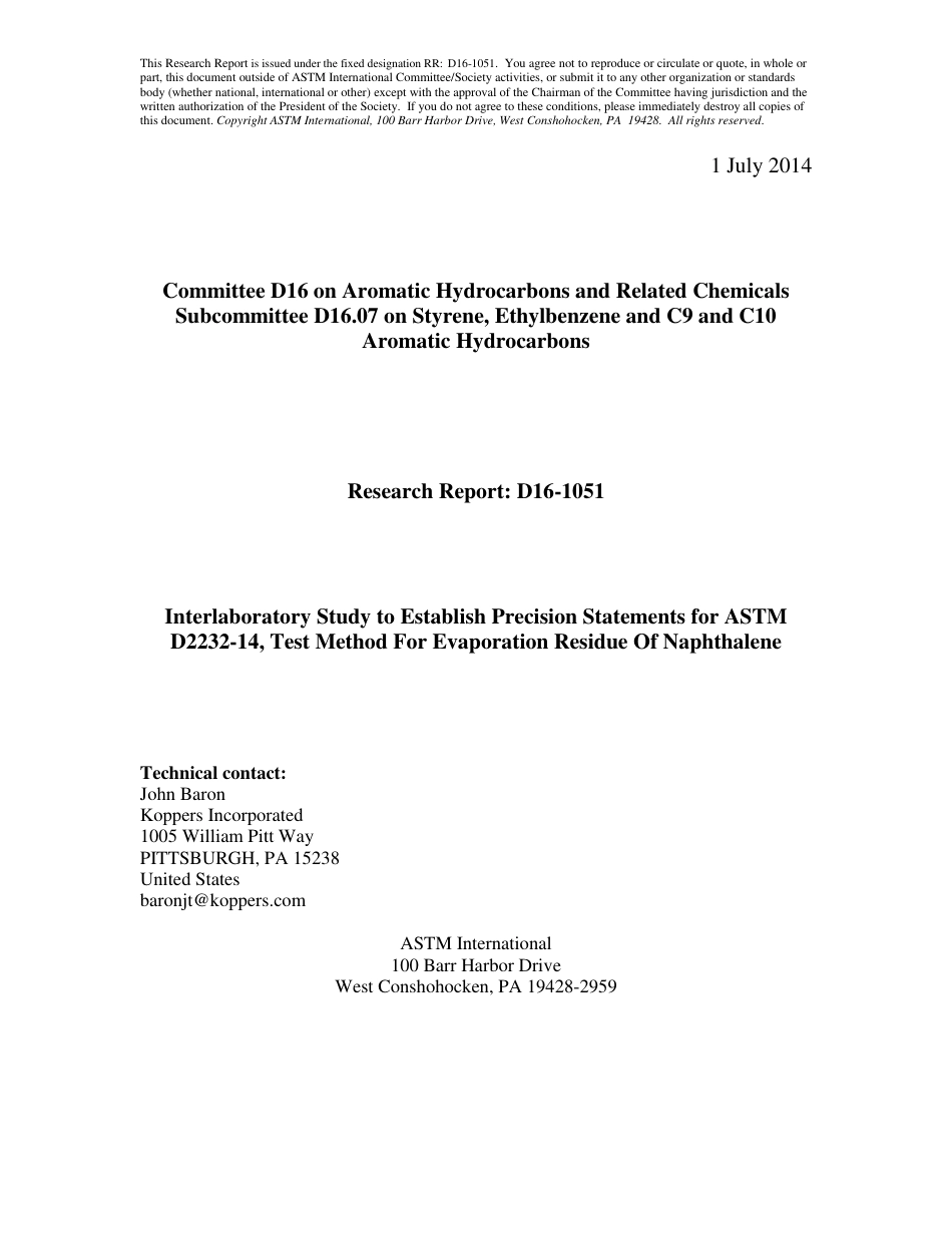 ASTM RR-D16-1051 2014.pdf_第1页