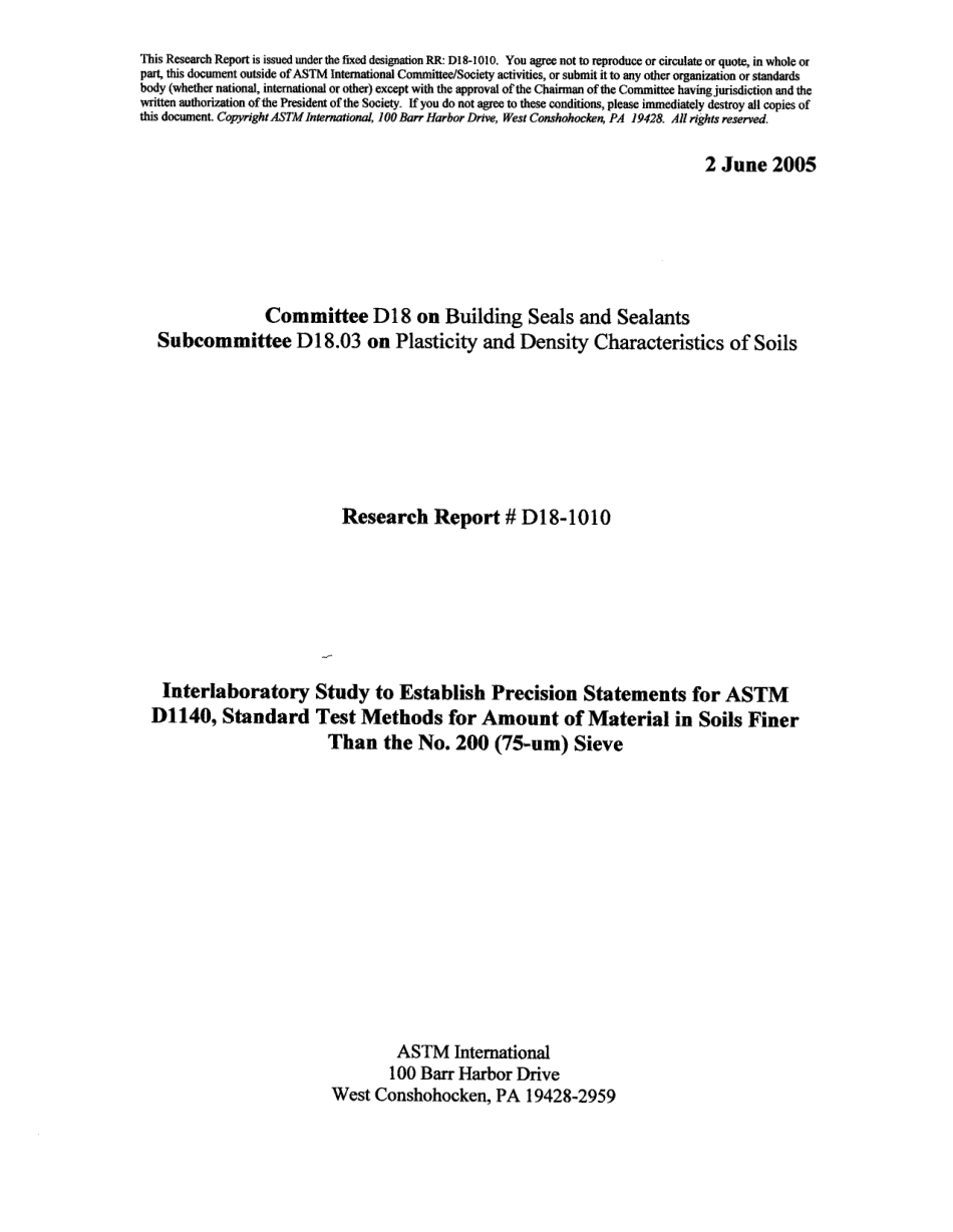 ASTM RR-D18-1010 2005.pdf_第1页