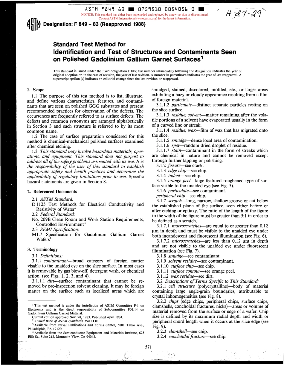 ASTM F849 - 83 (1988) scan.pdf_第1页