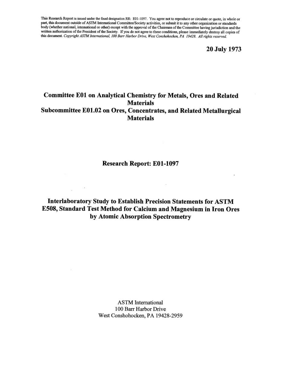 ASTM RR-E01-1097 1973.pdf_第1页