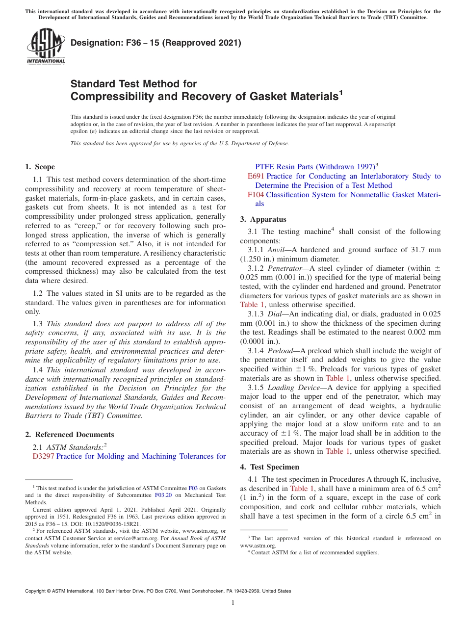 ASTM F36 - 15 (2021).pdf_第1页