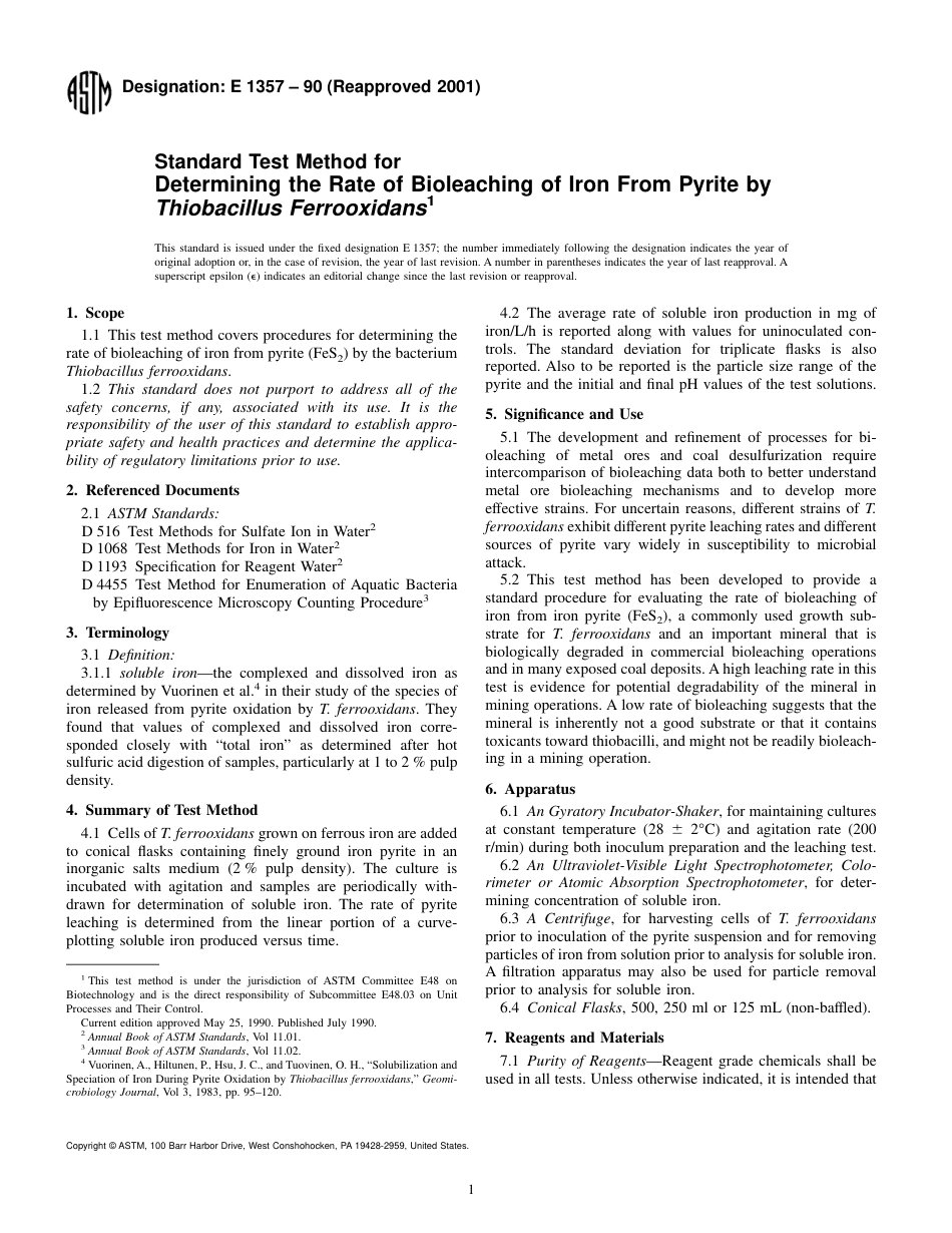 ASTM E1357 - 90 (2001).pdf_第1页
