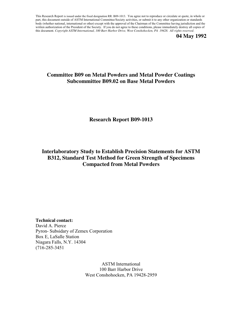 ASTM RR-B09-1013 1992.pdf_第1页