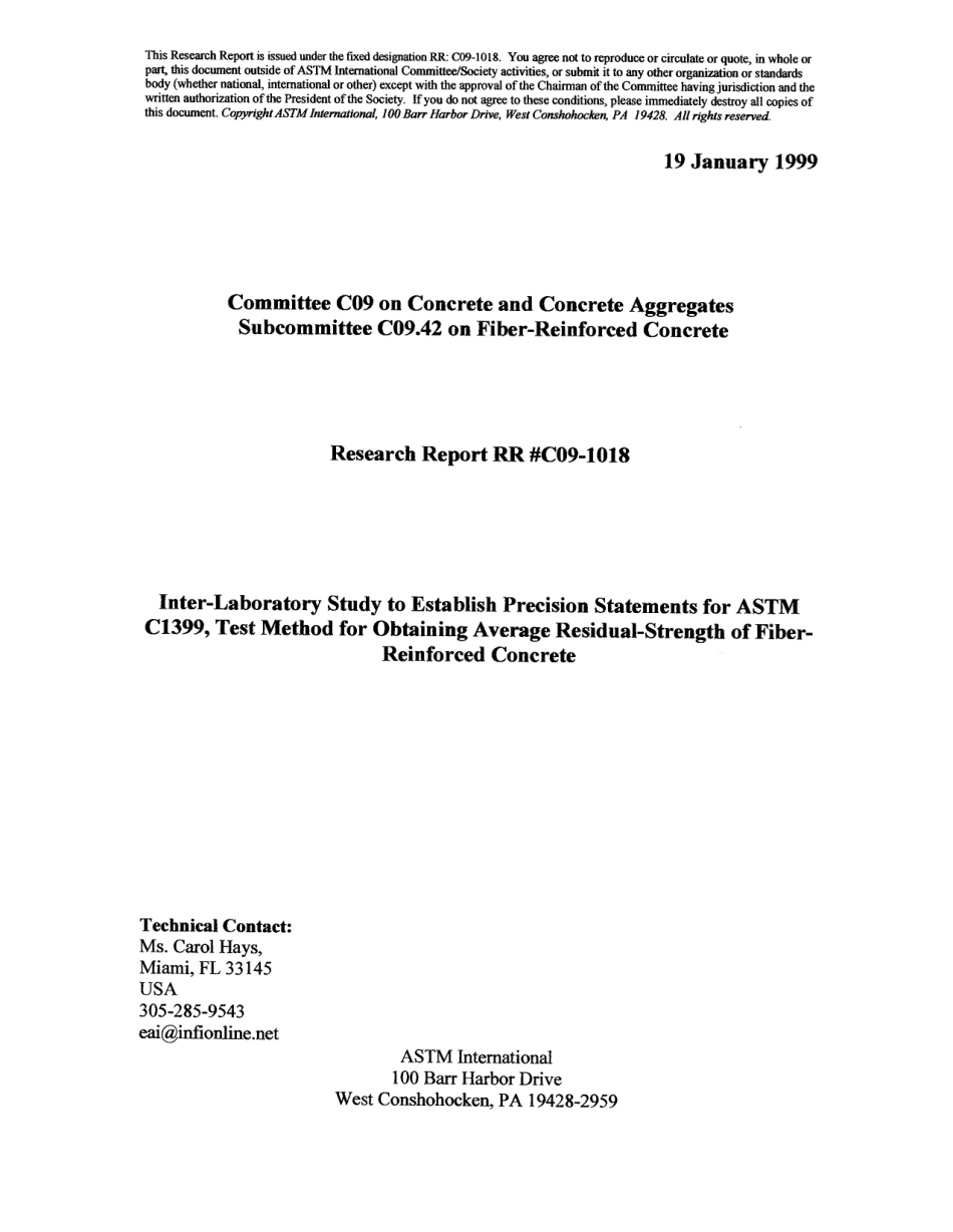ASTM RR-C09-1018 1999.pdf_第1页