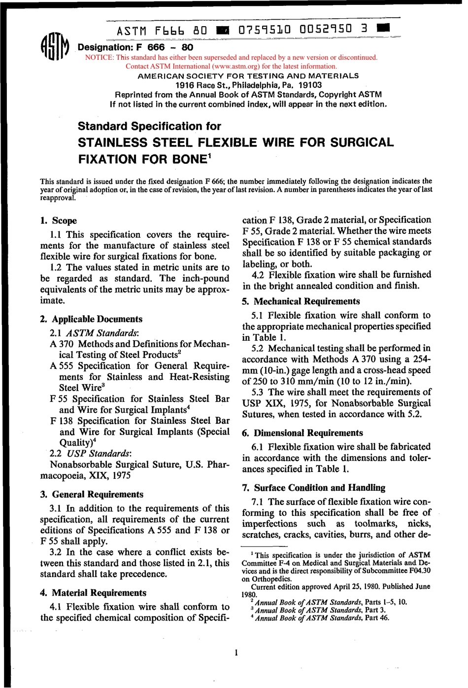 ASTM F666 - 80 scan.pdf_第1页