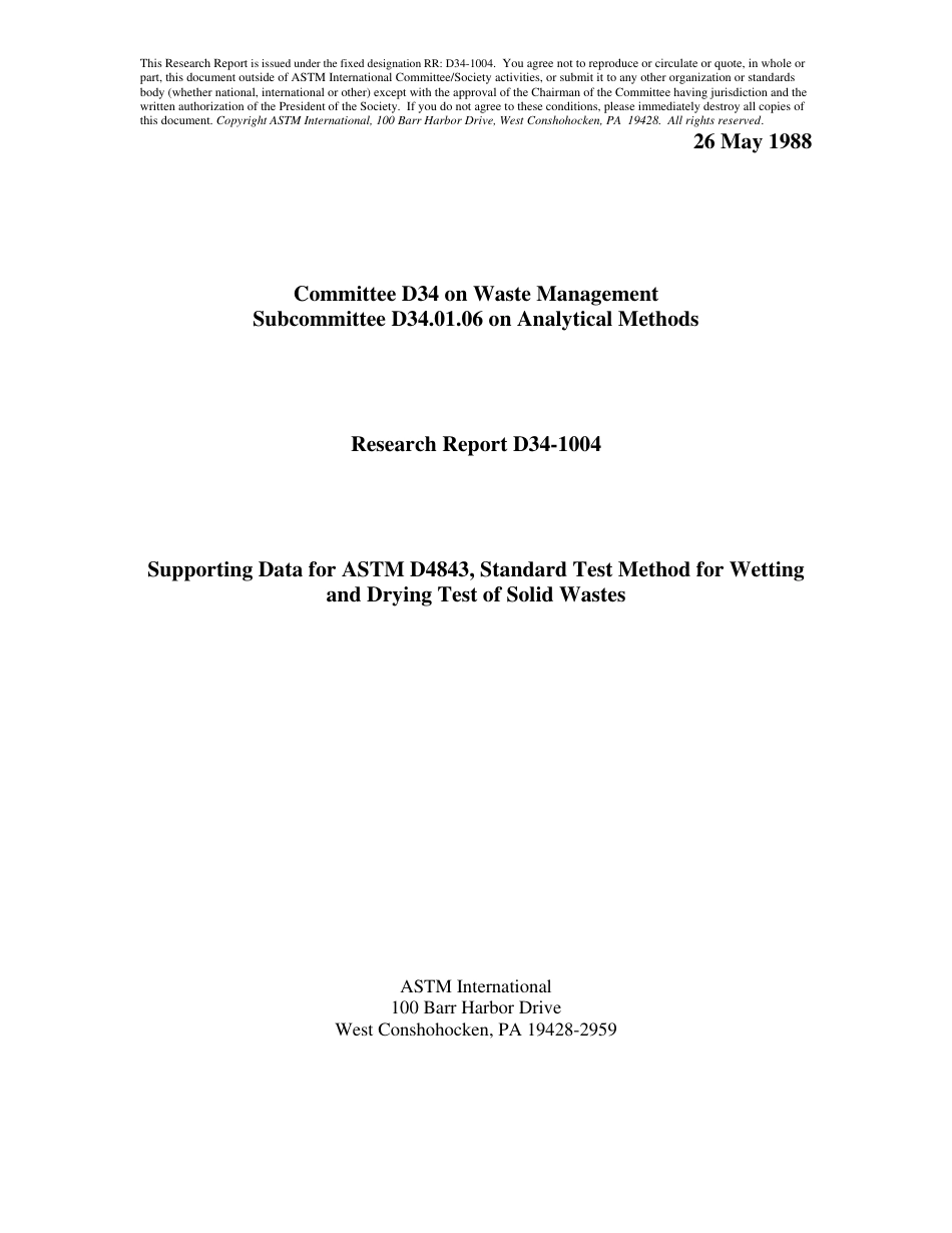 ASTM RR-D34-1004 1988.pdf_第1页