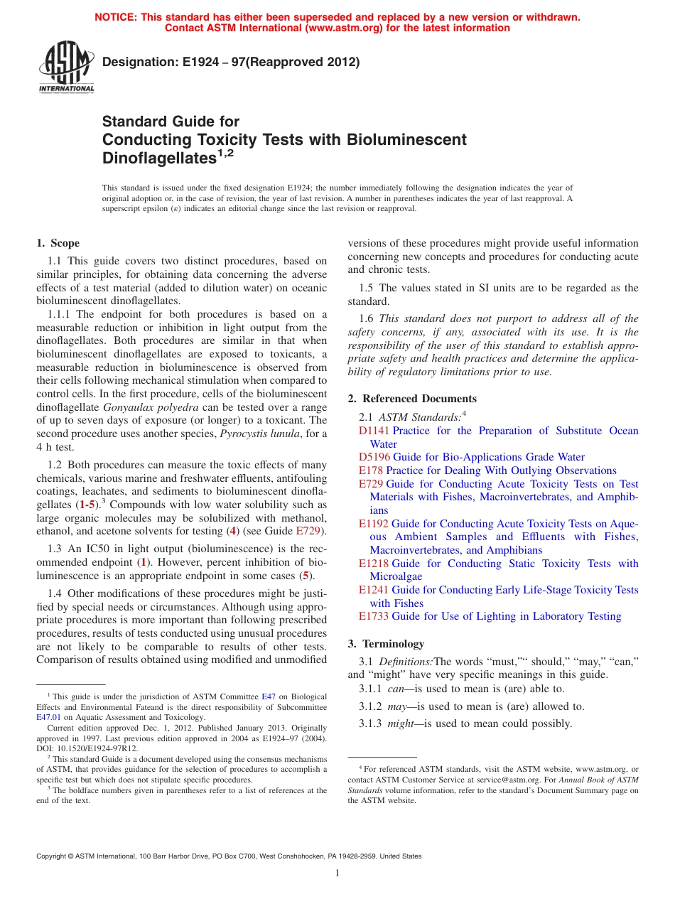 ASTM E1924 - 97 (2012).pdf_第1页