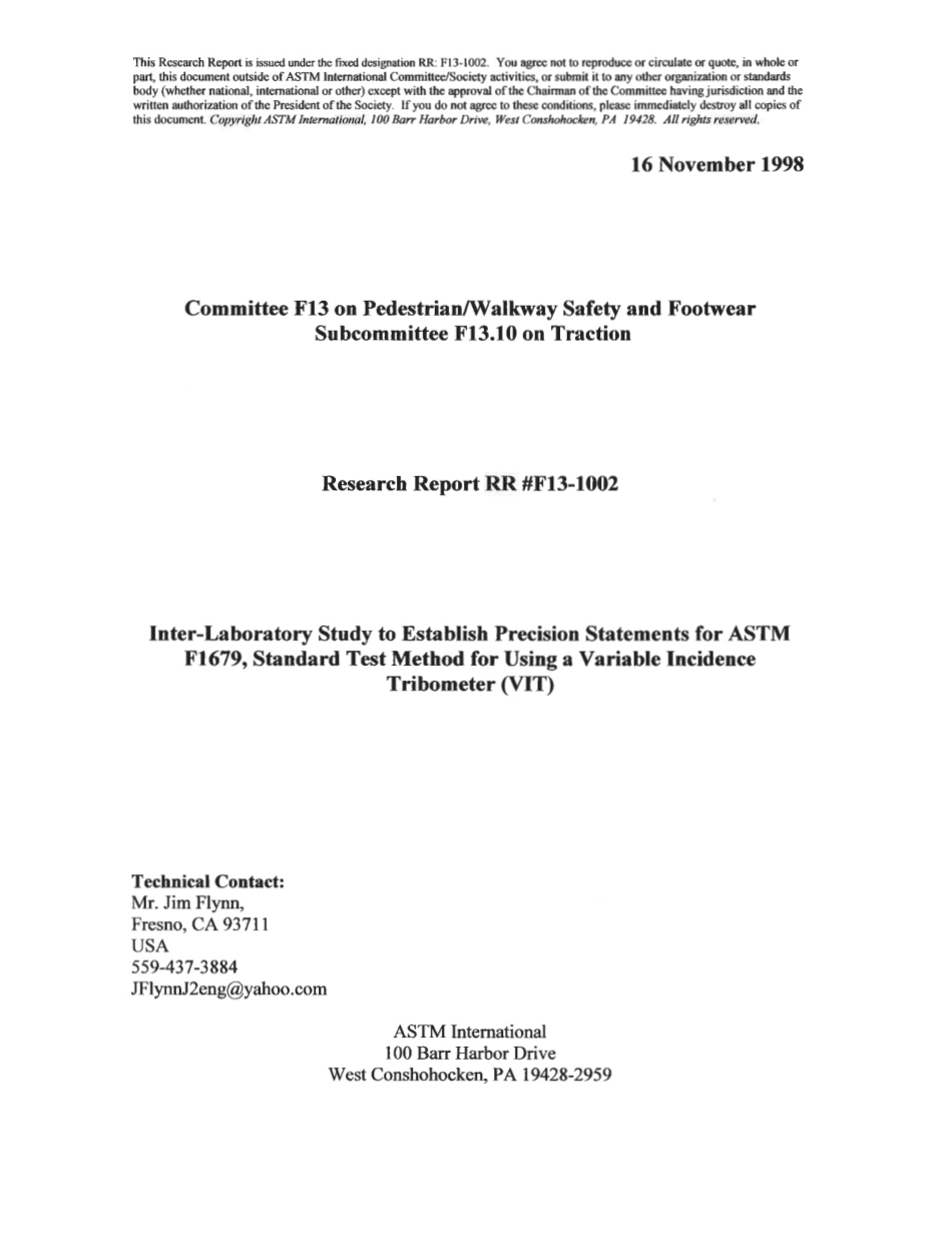 ASTM RR-F13-1002 1998.pdf_第1页