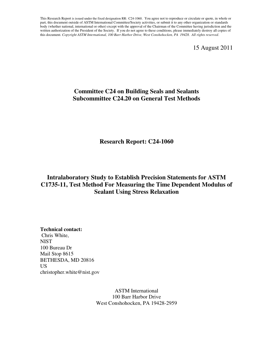 ASTM RR-C24-1060 2011.pdf_第1页