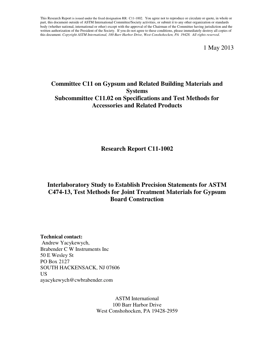 ASTM RR-C11-1002 2013.pdf_第1页