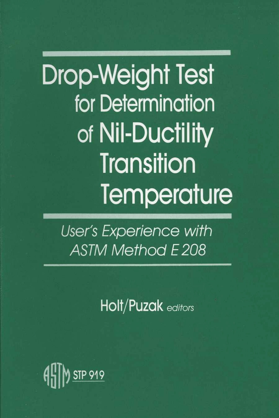 ASTM STP 919-1986.pdf_第1页