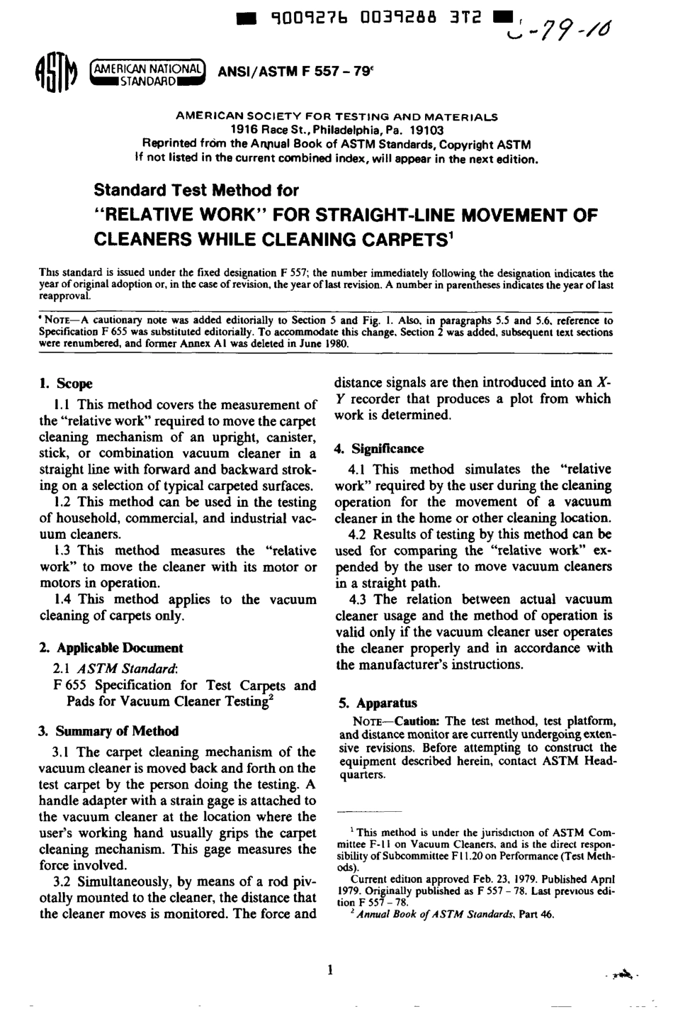 ASTM F557 - 79e1 scan.pdf_第1页