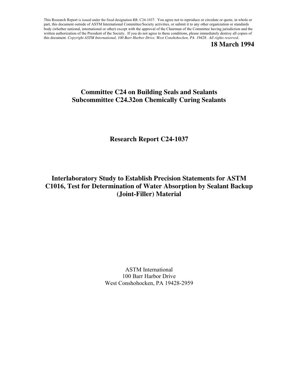 ASTM RR-C24-1037 1994.pdf_第1页