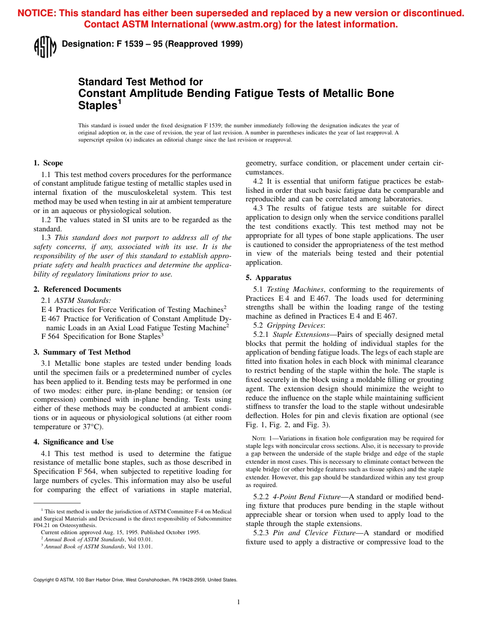 ASTM F1539 - 95 (1999).pdf_第1页