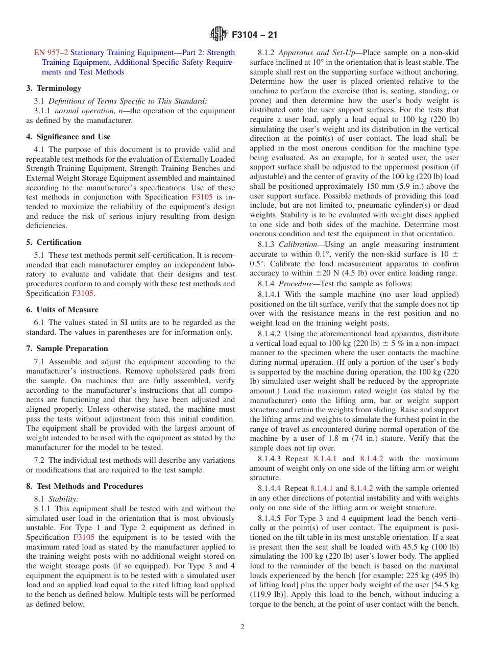 ASTM F3104 - 21.pdf_第2页