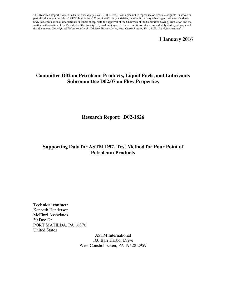 ASTM RR-D02-1826 2016.pdf_第1页