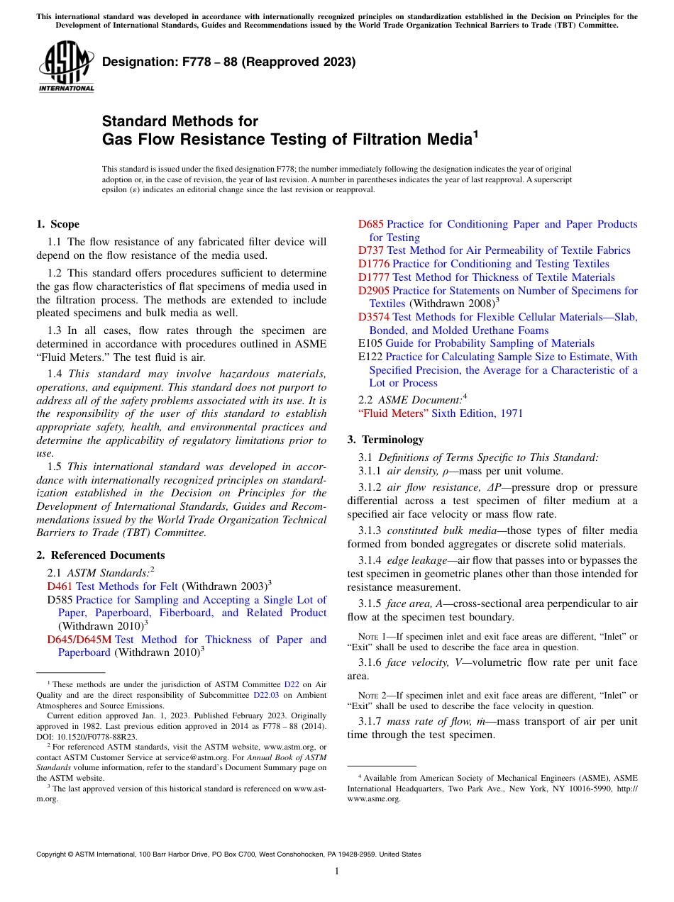 ASTM F778 - 88 (2023).pdf_第1页