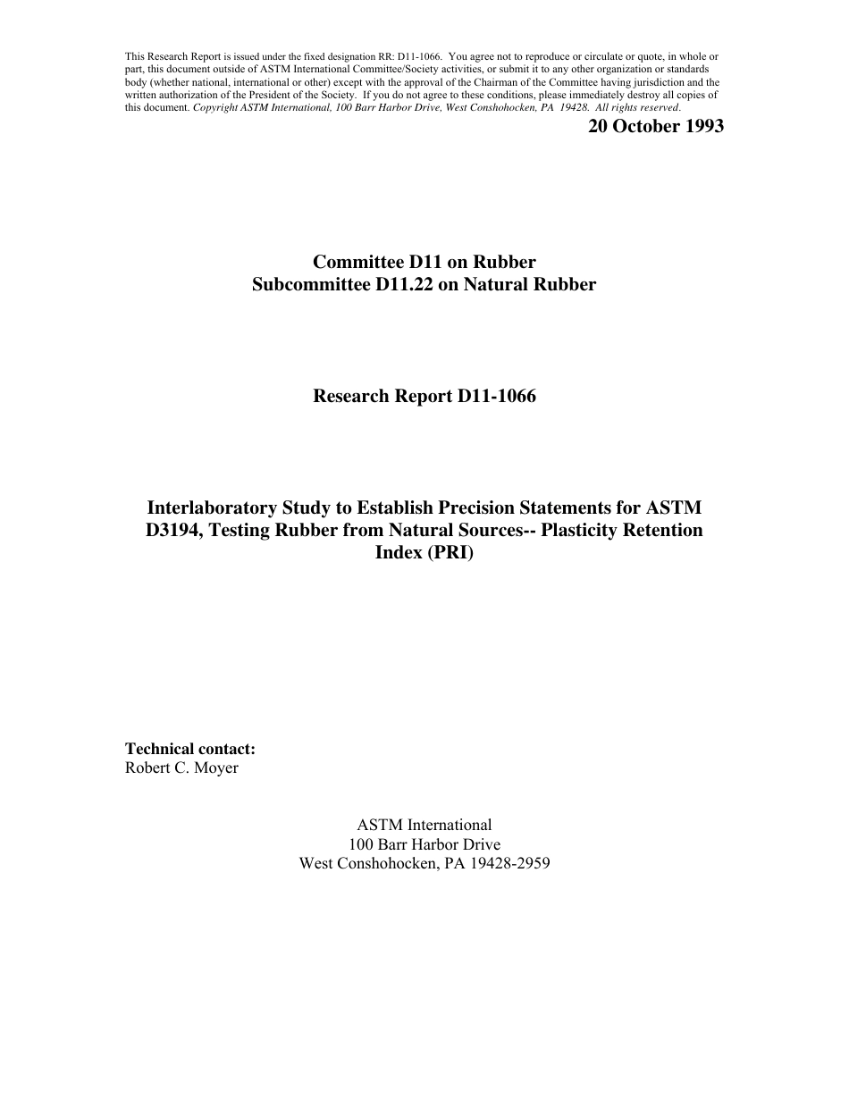 ASTM RR-D11-1066 1993.pdf_第1页