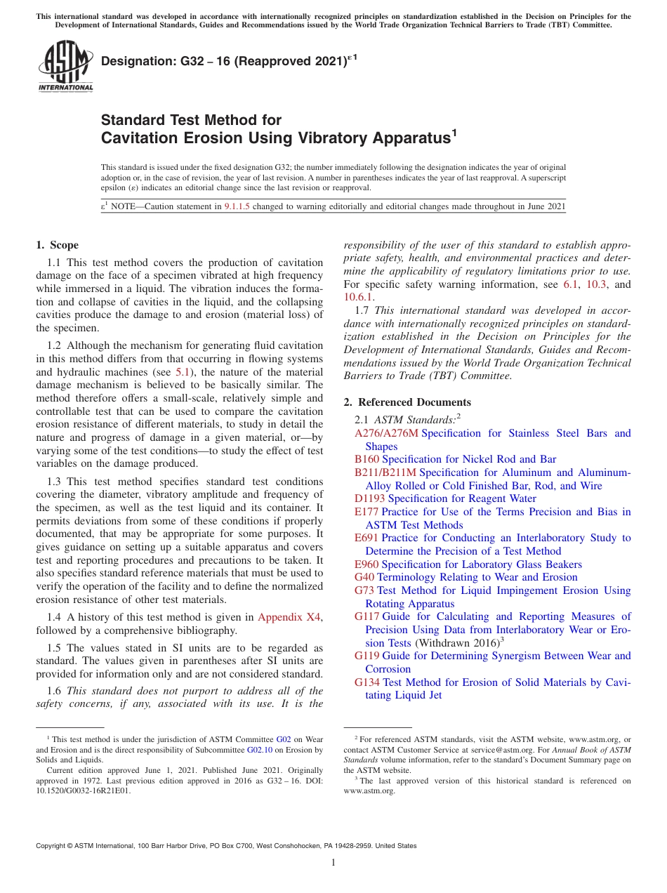 ASTM G32 - 16 (2021)e1.pdf_第1页