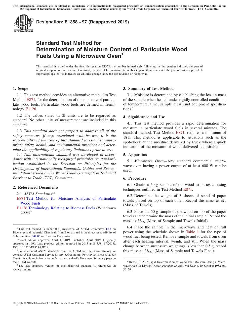 ASTM E1358 - 97 (2019).pdf_第1页