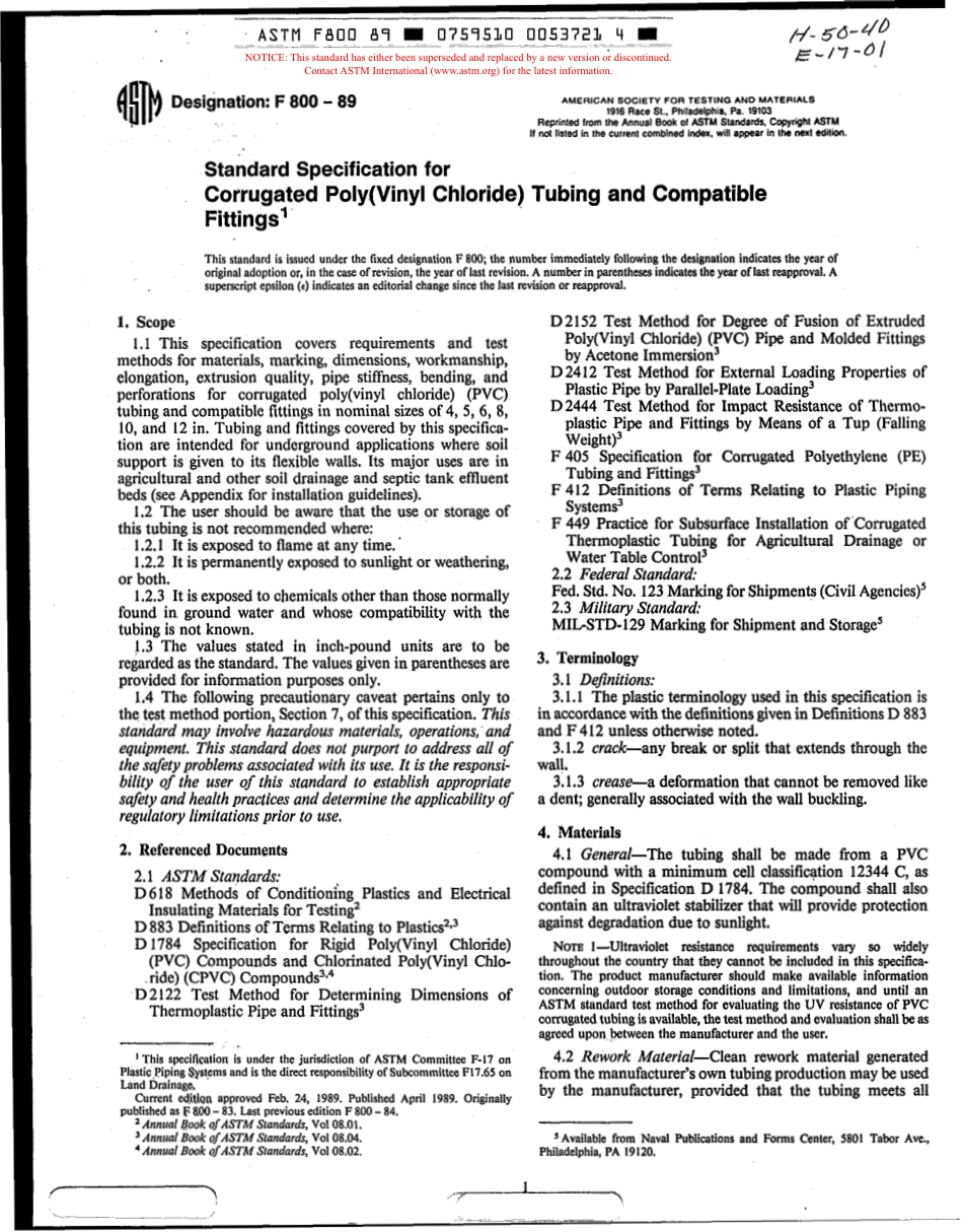 ASTM F800 - 89 scan.pdf_第1页