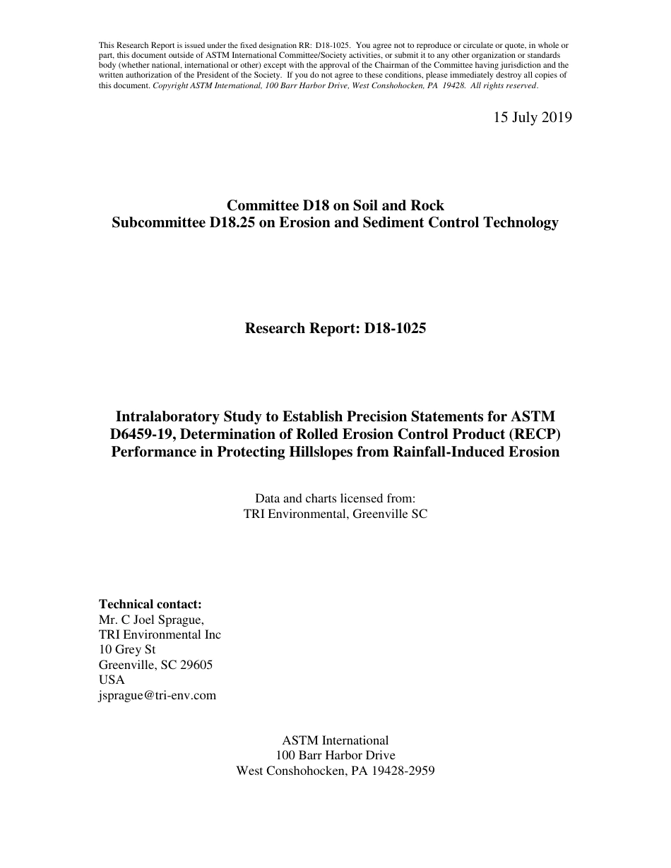 ASTM RR-D18-1025 2019.pdf_第1页