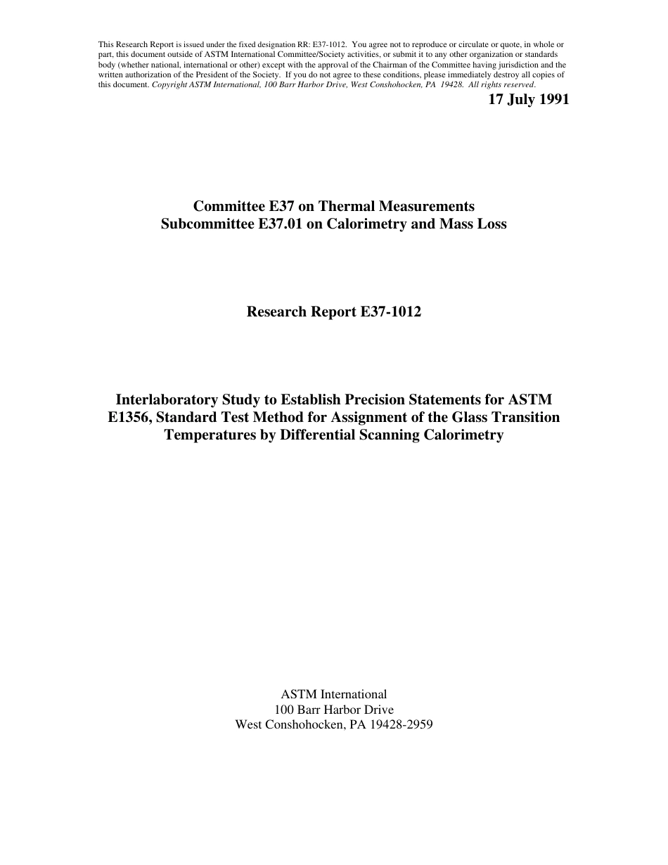 ASTM RR-E37-1012 1991.pdf_第1页