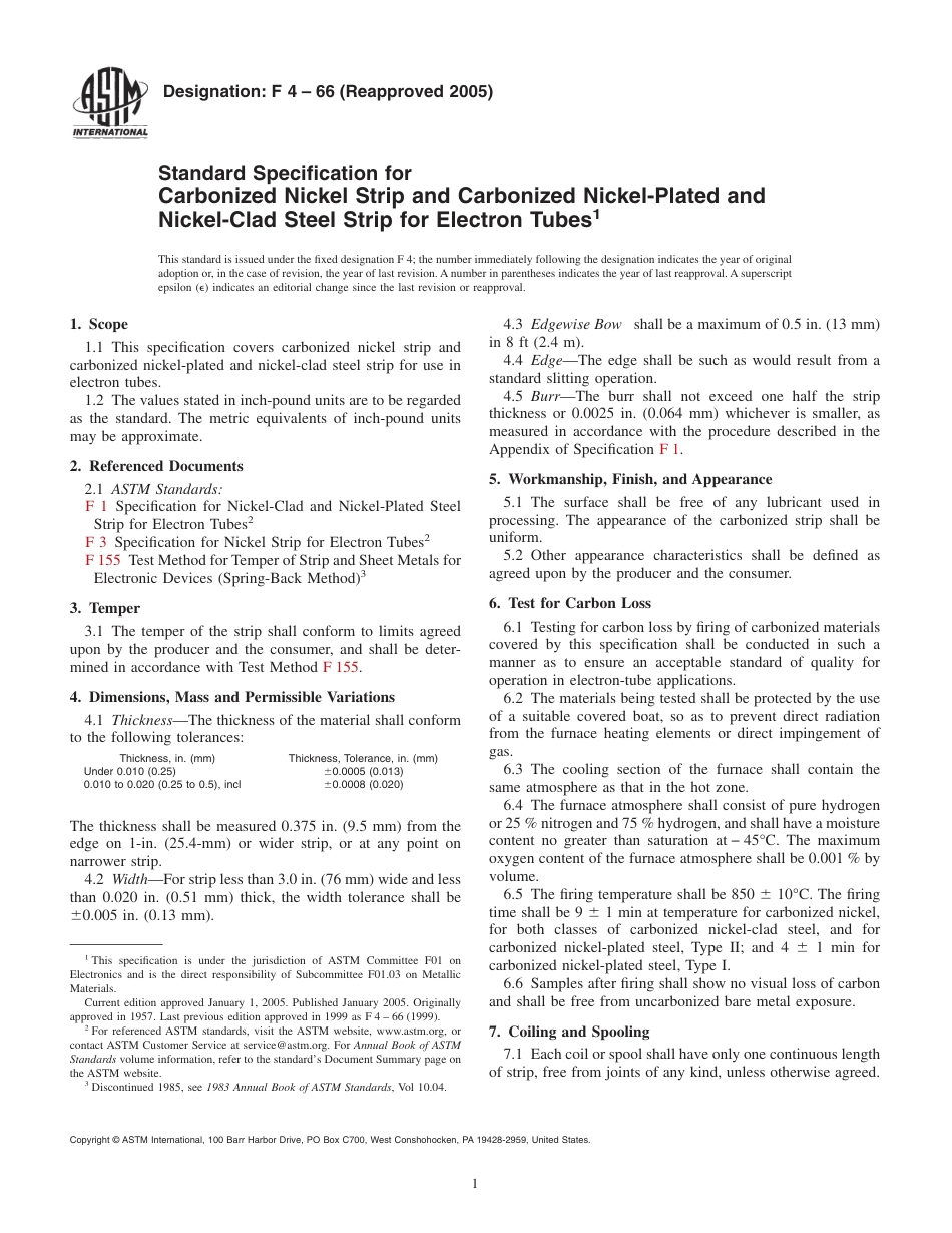 ASTM F4 - 66 (2005).pdf_第1页