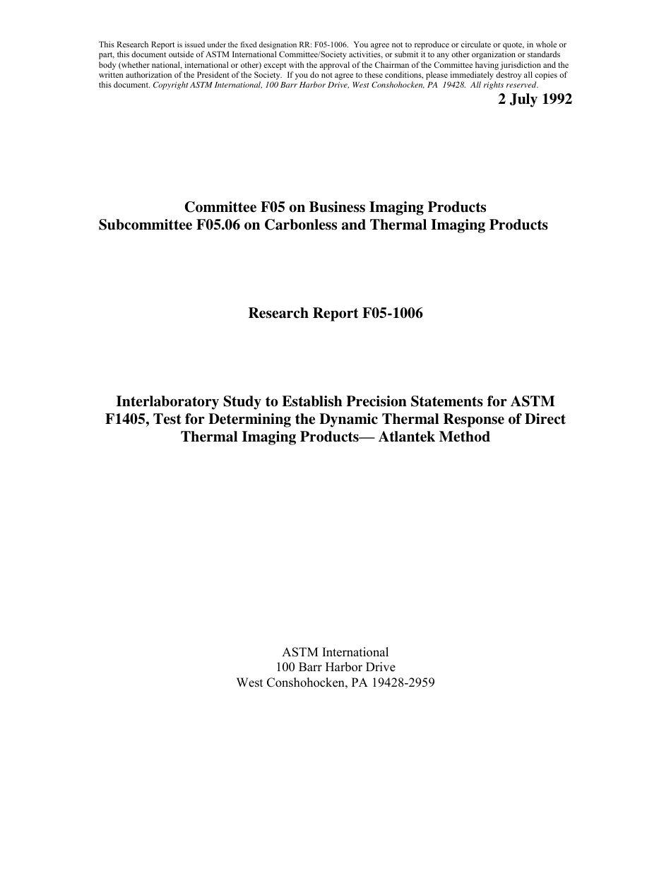 ASTM RR-F05-1006 1992.pdf_第1页