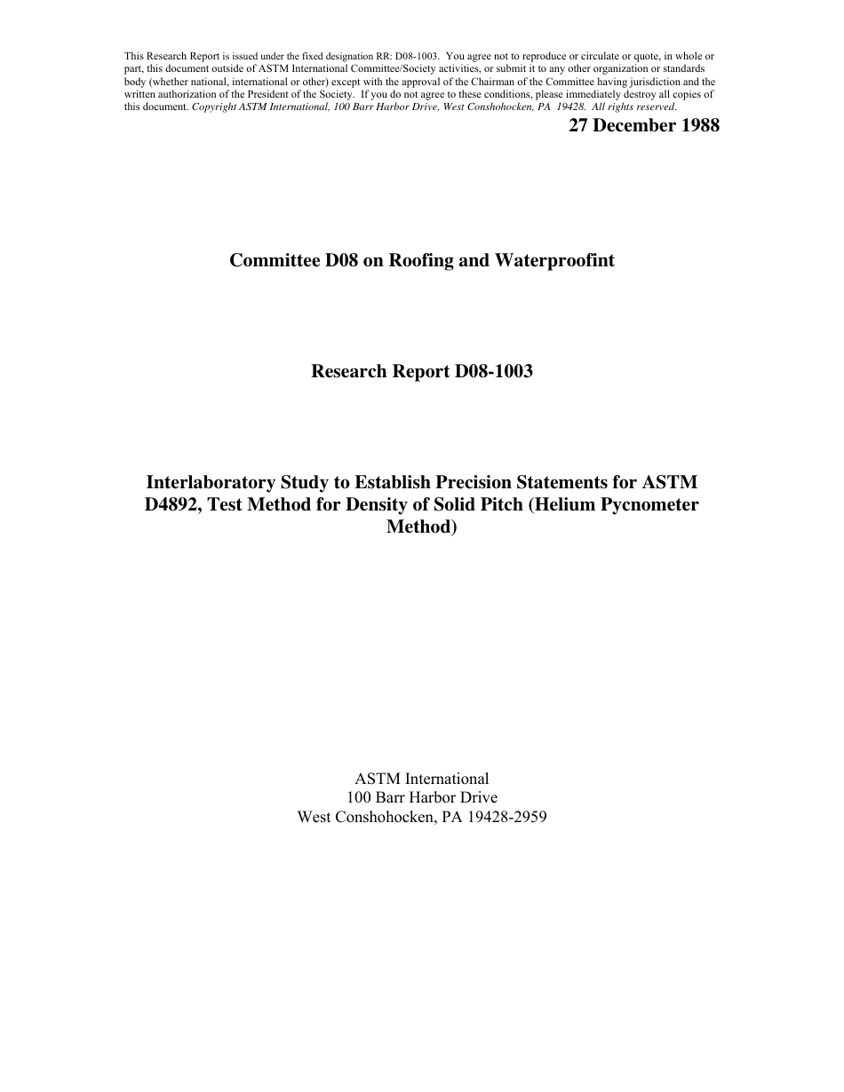 ASTM RR-D08-1003 1988.pdf_第1页