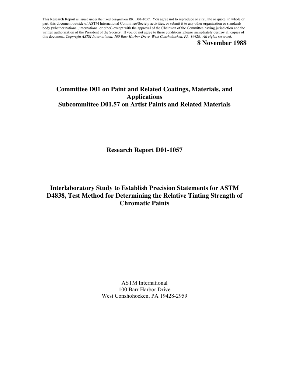 ASTM RR-D01-1057 1988.pdf_第1页