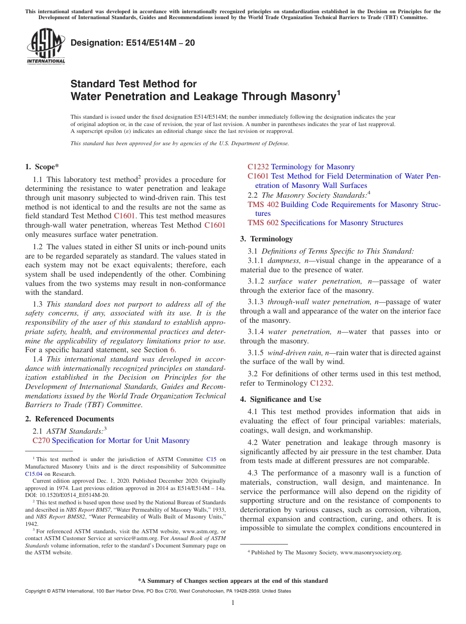 ASTM E514 - E 514M - 20.pdf_第1页