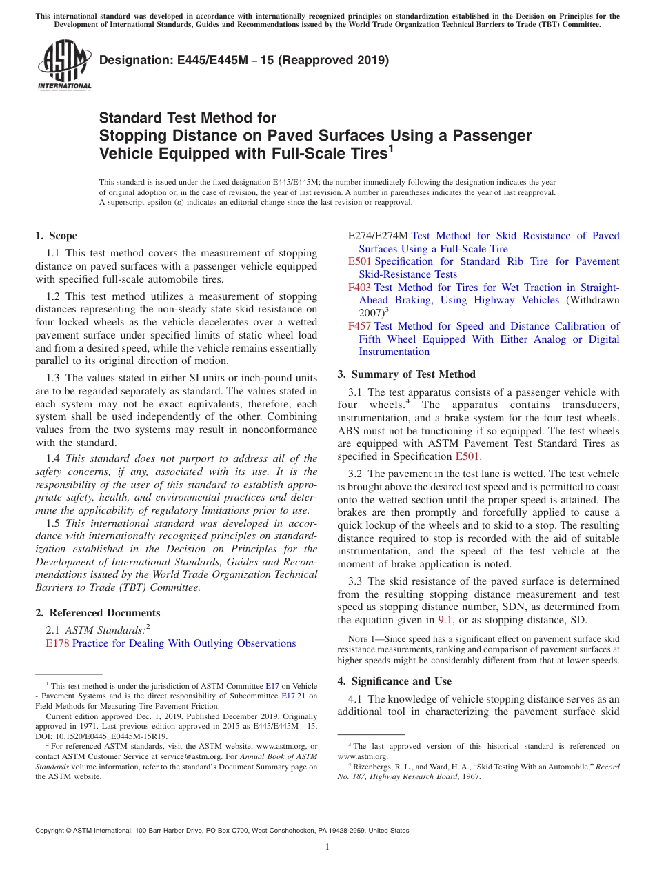 ASTM E445 - E 445M - 15 (2019).pdf_第1页