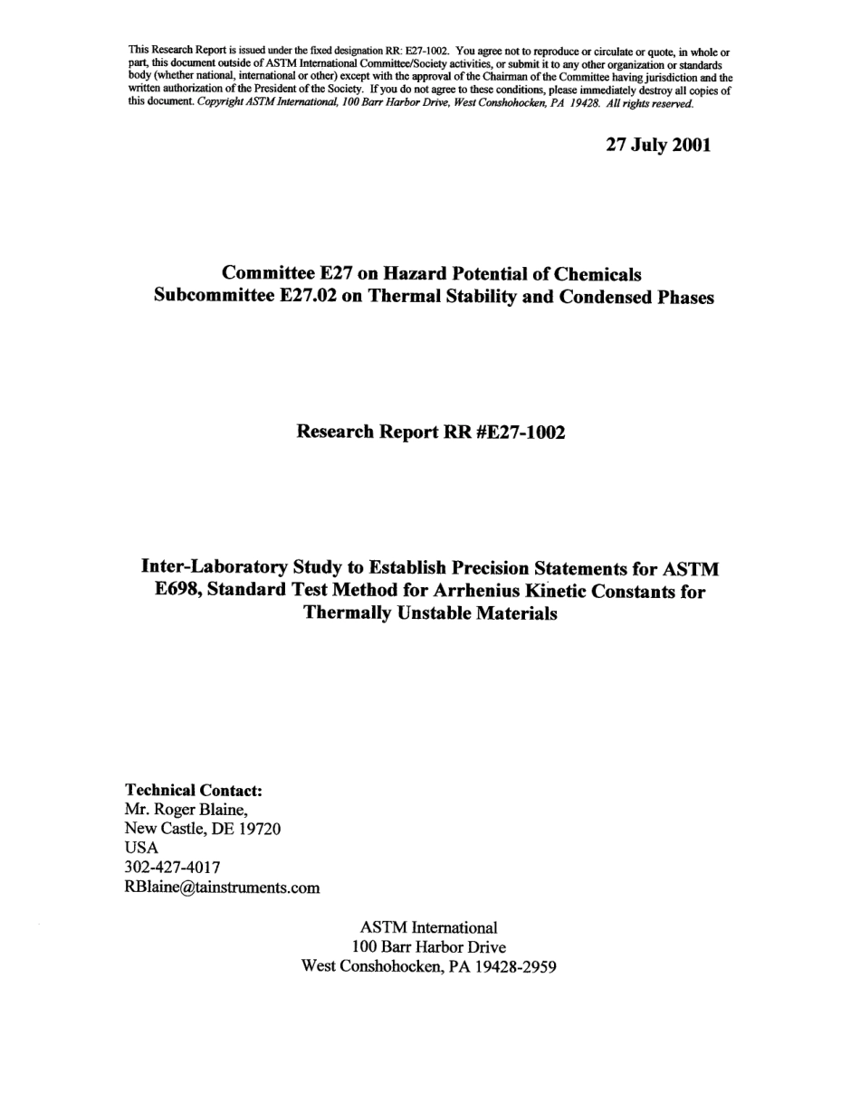 ASTM RR-E27-1002 2001.pdf_第1页