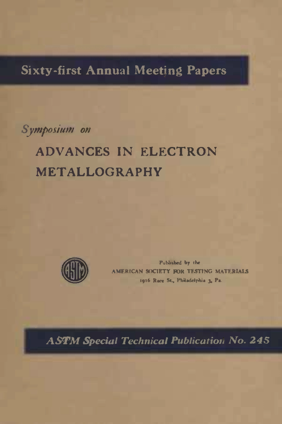 ASTM STP 245-1958.pdf_第1页