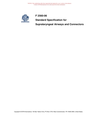 ASTM F2560 - 06.pdf