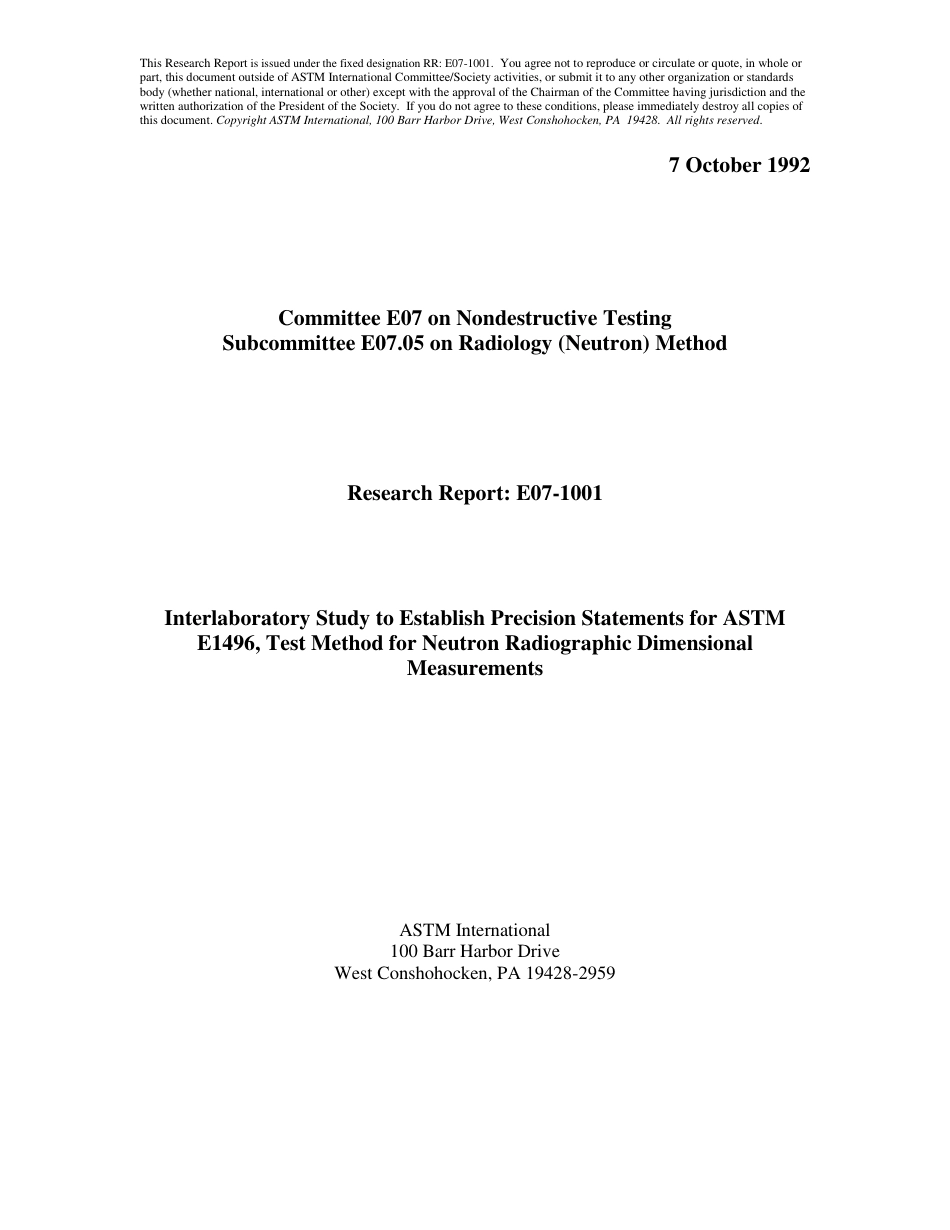 ASTM RR-E07-1001 1992.pdf_第1页