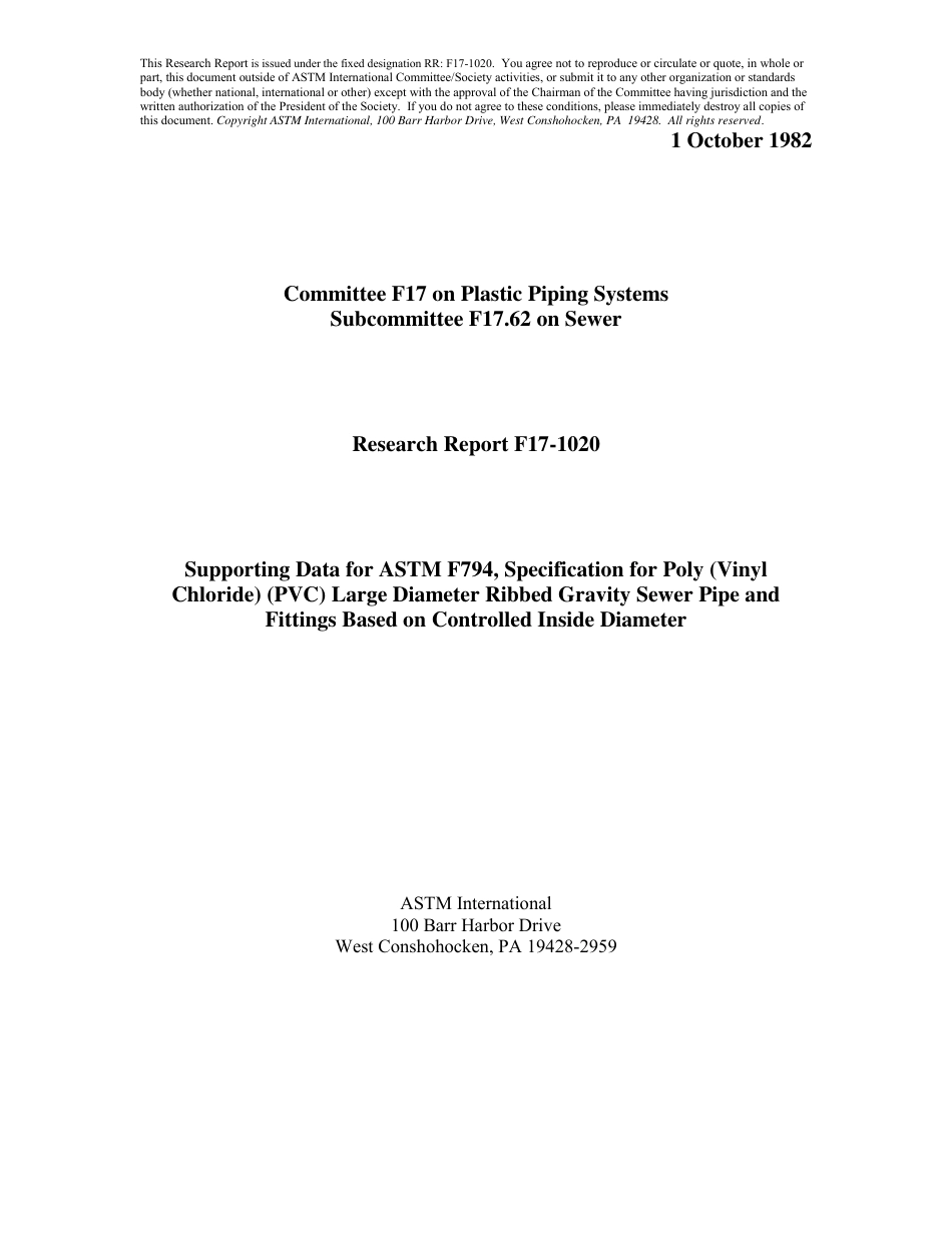ASTM RR-F17-1020 1982.pdf_第1页